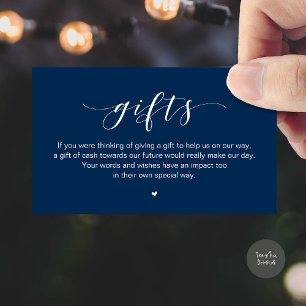 Pozo de los Deseos de Boda, Una Nota Sobre Regalos
