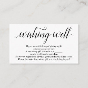 Pozo de los Deseos para Invitación de Boda - Simpl