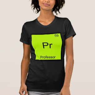 Pr - Profesor Camiseta divertida del símbolo del e