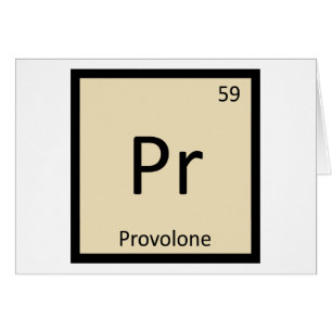Pr - Química del Queso Provolone Tabla Periódica