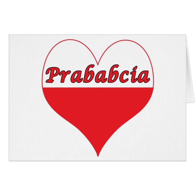 Prababcia Corazón Polaco (Anverso (Horizontal))
