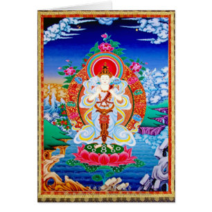 Prabhutaratna Buda Padmakumara oriental fresco