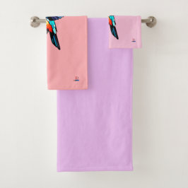 Prächtiger Kolibri - Farbige Illustration