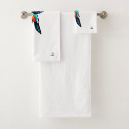 Prächtiger Kolibri - Farbige Illustration