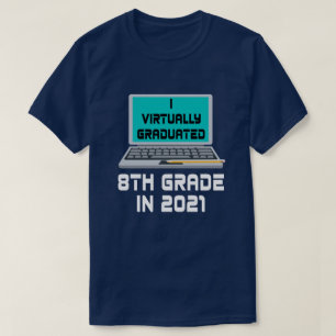Prácticamente me gradué 8º grado en camiseta de