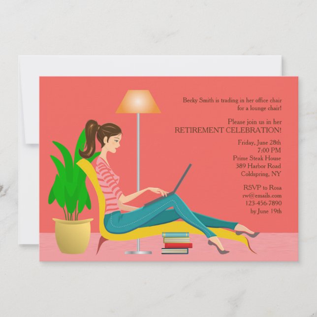 Practicar surf la invitación del retiro del Web (Anverso)