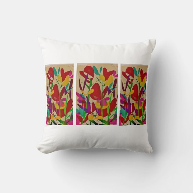PracticarAmorLanzar almohada, Cojín decorativo 16" (Anverso)