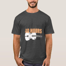 Practico 40 Horas al Día - Camiseta de Cita de Vio