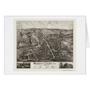 Pradera, mapa panorámico de las MAMÁES - 1877