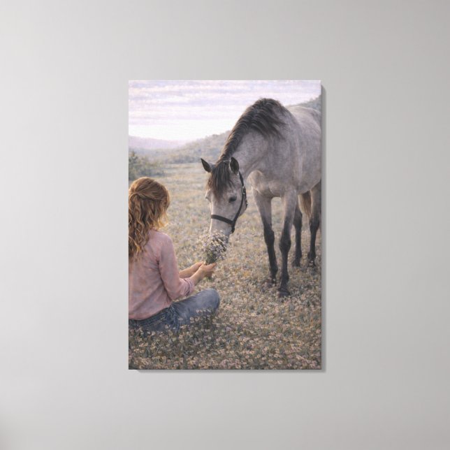 Prado Suave | Arte de Caballo | Lienzo Estirado (Anverso)