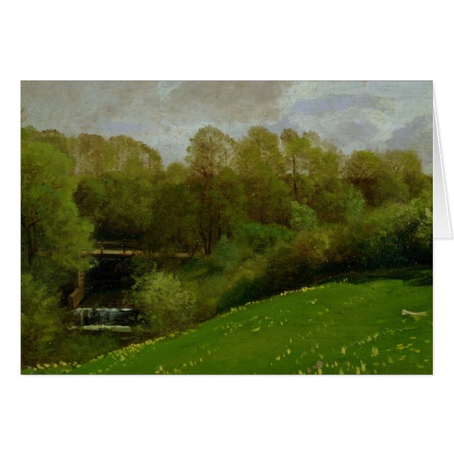 Prado y arbolado, 1895 (Anverso (Horizontal))