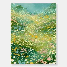 Prados Coloridos de Flores Silvestres