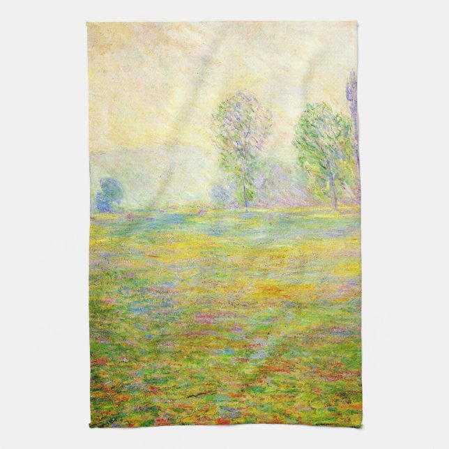 Prados de Monet en la toalla de cocina de Giverny (Vertical)