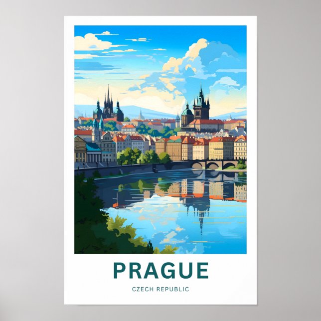 Praga impresión de viajes en la República Checa (Frente)