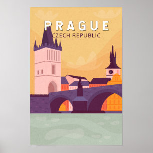 Praga República Checa Viaje Arte Vintage