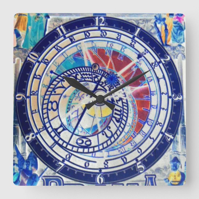 PRAHA CZECHOSLOVAQUIA RELOJ ASTRONÓMICO 4 (Anverso)