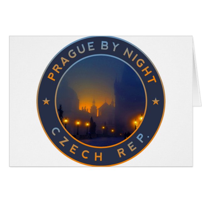 Praha de noche (Anverso (Horizontal))