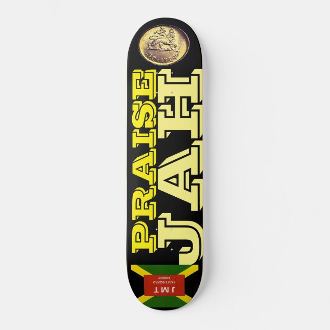 PRAISE JAH Skateboard (Anverso)