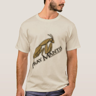 Pray Mantis camiseta de insectos para hombres negr