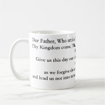 Prayer de los señores/nuestra taza del padre