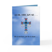 Prayer del señor en la tarjeta de pascua cherokee