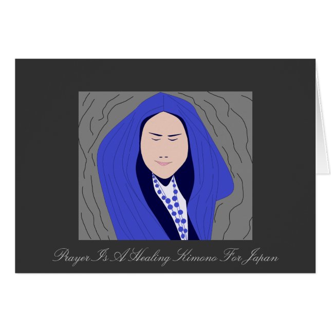 PRAYER ES UN KIMONO SALUDABLE PARA JAPÓN (Anverso (Horizontal))