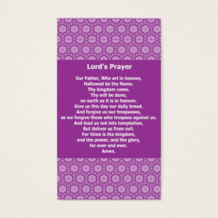 Prayer Evangelical Witness Cards de señor