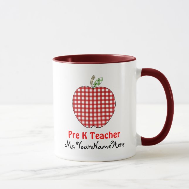 Pre taza del maestro de jardín de infancia - (Derecha)