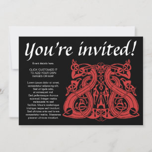 Pre Viking Red, invitación
