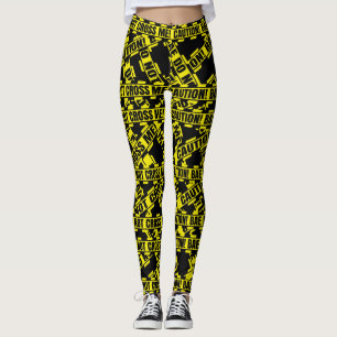 Precaución Bae No me cruzan las leggings de dise