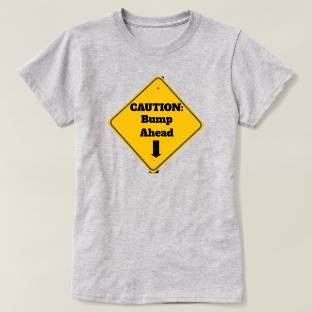 Precaución: Golpe por delante de la camiseta (Diseño del anverso)