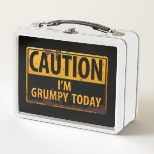 PRECAUCIÓN: Hoy estoy Gruñón - Rusty Metalizado Ró