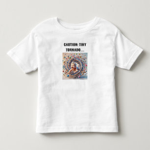 Precaución: Pequeño diseño de camisetas de Tornado