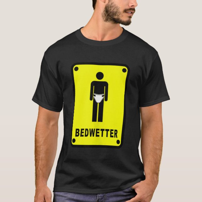 Precaución Rótulo BEDWETTER Tank Top (Anverso)