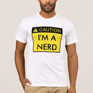 Precaución: Soy una camisa del empollón