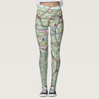 Precio de venta del Mapa de Aviación de Leggings R