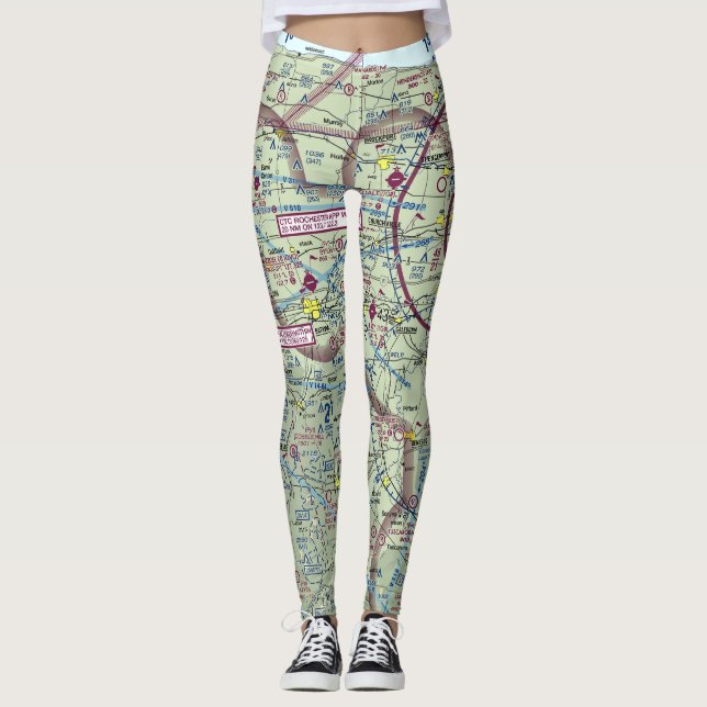 Precio de venta del Mapa de Aviación de Leggings R (Anverso)