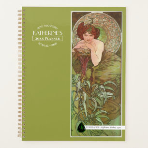 Precioius Stones de Mucha, el planificador verde e