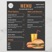 Precios del Menú de Comida Hamburguesa Hotdog Nara