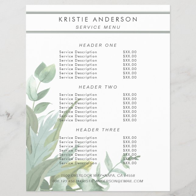 Precios y servicios de hojas de eucalipto en acuar (Frente)