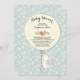 Preciosa invitación Baby Shower para los chicos co