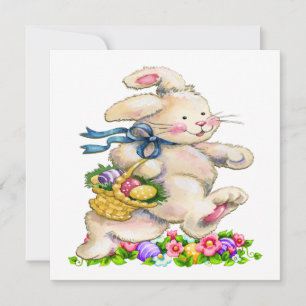 Preciosa invitación de Pascua (¿Busqueda de huevos