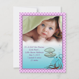 Preciosa Invitación Pearl Baby