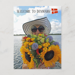 Preciosa postal de bienvenida a Dinamarca!