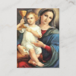 Preciosa tarjeta sagrada para la oración de St. Ge