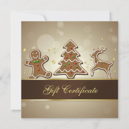 Preciosa y deliciosa tarjeta de regalo para gallet