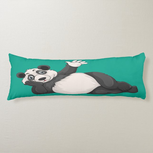 Precioso almohada del cuerpo de Panda (Anverso)
