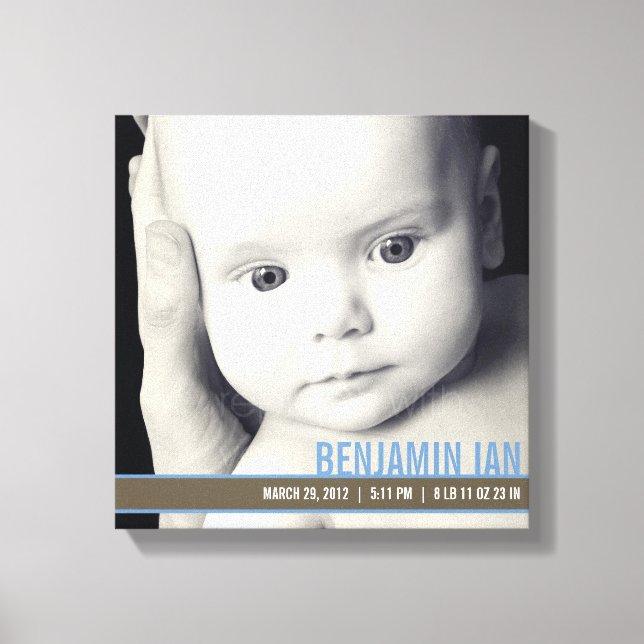 Precioso arte de lienzo de guarnición de banda - a (Anverso)