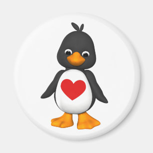 Precioso el imán del pingüino