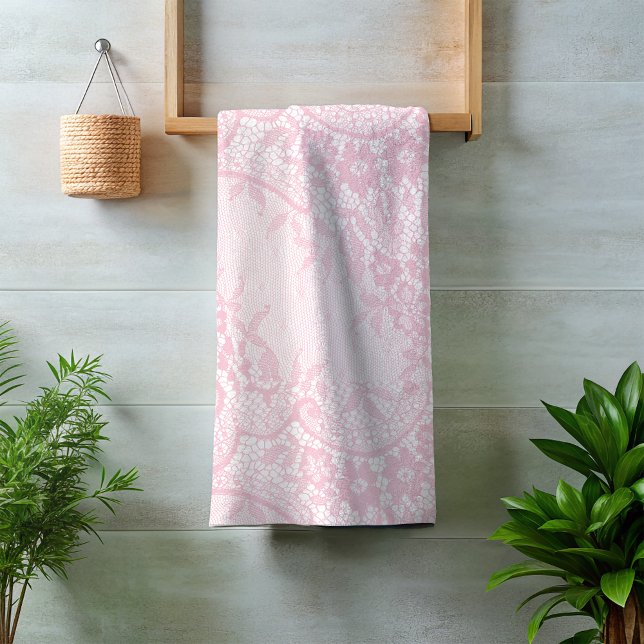 Precioso encaje rosa Floral (Subido por el creador)
